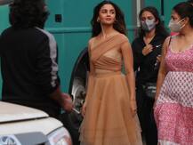 In Pics: Alia Bhatt शूट करती हुईं स्पॉट, Purple Haze ड्रेस में Kiara Advani पहुंची बांद्रा