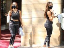 नित नए जिम आउटफिट में नज़र आती हैं फिटनेस की दीवानी Malaika Arora, आज ब्लैक जिम वियर में दिखा अनूठा अंदाज़