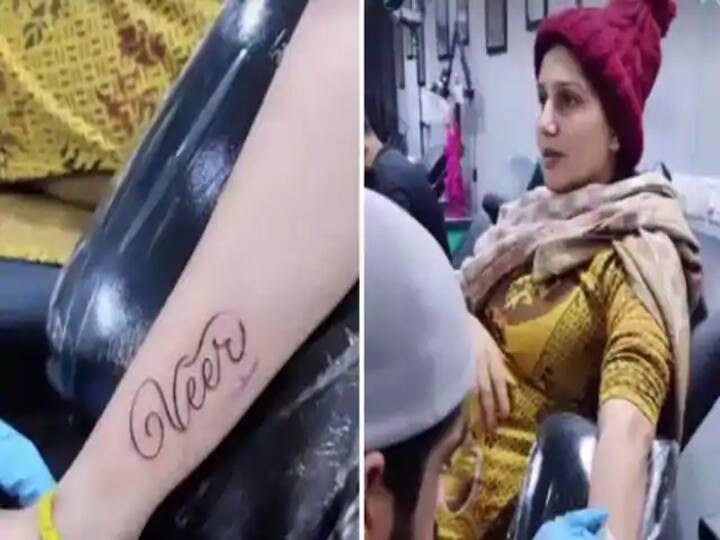 सपना ने हाल ही में इंस्टाग्राम पर एक वीडियो शेयर किया, जिसमें वो अपने पति वीर के नाम का अपनी कलाई पर टैटू गुदवाते हुए नजर आ रही हैं. हाल ही में सपना ने ये टैटू करवाया है. सपना अपने टैटू को फ्लॉन्ट करते हुए नजर आईं.