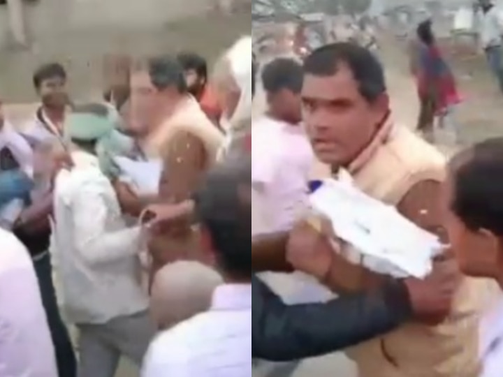 Darbhanga during patrolling man stumbled from police car angry people beat policeman  ann गश्ती के दौरान पुलिस की गाड़ी से शख्स को लगी ठोकर, आक्रोशित लोगों ने कर दी पुलिस वालों की पिटाई