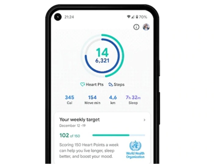 google fit heart rate tracker
