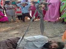 रायबरेली: मवेशी चुराने के शक में भीड़ ने अधेड़ शख्स के साथ किया तालिबानी सलूक