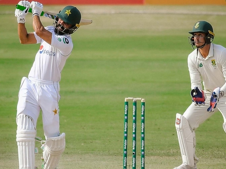 PAK vs SA: Pakistan lost six wickets for 129 runs in the second innings pakistan vs south africa 2nd test day 3 PAK vs SA: रोमांचक मोड़ पर पहुंचा दूसरा टेस्ट, दूसरी पारी में पाकिस्तान ने 129 रनों पर गवाए छह विकेट