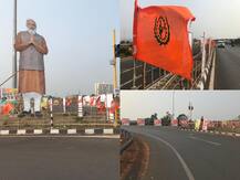 Exclusive Pics: पश्चिम बंगाल के हल्दिया में पीएम मोदी के आने की तैयारियां हुईं पूरी, देखें सजे हुए शहर की तस्वीरें