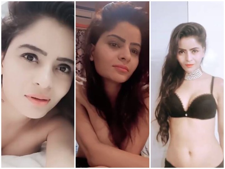 Gandii baat fame Gehana Vasisth five latest videos you can watch here actress in police custody for uploading adult videos Videos: एडल्ट वीडियो अपलोड करने के मामले में गिरफ्तार हुईं 'गंदी बात' की गहना के पांच लेटेस्ट वीडियो, यहां देखिए