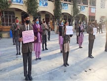 उत्तराखंड के चमोली हादसे में लापता लोगों की सुरक्षित वापसी के लिए जम्मू में स्कूली छात्रों ने की प्रार्थना