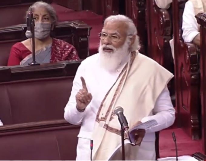 Prime Minister Narendra Modi Speech address Rajya Sabha Highlights PM Modi Speech Highlights: आंदोलनजीवी से लेकर 'नए FDI' और किसान से कोरोना तक | पीएम मोदी के भाषण की बड़ी बातें