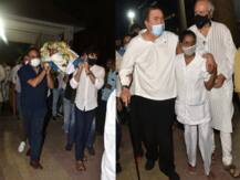 Rajeev Kapoor Funeral: अंतिम यात्रा में गमगीन दिखे बड़े भाई Randhir Kapoor, भतीजे Ranbir Kapoor ने दिया कंधा