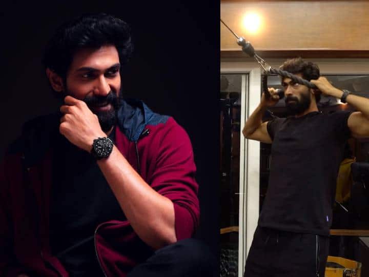 Rana Dagguabat workout video viral on social media Video: राणा दग्गुबाती पहले की तरह दिखने के लिए Gym में बहा रहे हैं पसीना, हेवी वर्कआउट का वीडियो वायरल