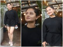 Spotted: कैजुअल लुक में लंच करने निकलीं रश्मि देसाई, झुमके बने Talk Of The Town