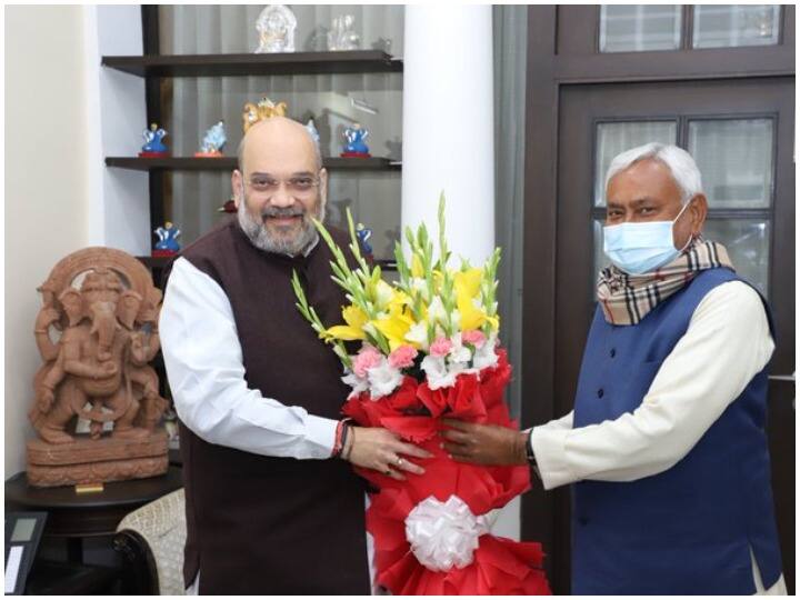 मंत्रिमंडल में विस्तार के बाद बिहार सीएम नीतीश कुमार ने की अमित शाह से मुलाकात Bihar CM Nitish Kumar meets Home Minister Amit Shah after expansion in cabinet मंत्रिमंडल में विस्तार के बाद बिहार सीएम नीतीश कुमार ने की अमित शाह से मुलाकात