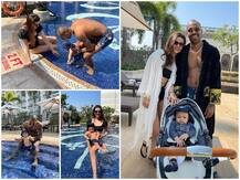 बेटे अगस्तया के साथ Hardik pandya और Natasha ने की पूल पार्टी, देखें Inside तस्वीरें