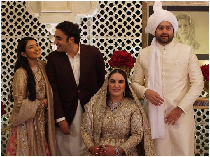 Were diamonds and gold used in bridal dress of Bakhtawar Bhutto-Zardari? Designer reveals क्या बेनजीर भुट्टो की बेटी बख्तावर की शादी के जोड़े में हीरे, सोने का हुआ था इस्तेमाल? जानें- डिजाइनर की जुबानी सच