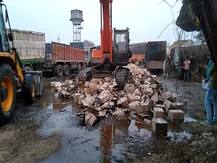 शराबबंदी वाले बिहार में मिली शराब की इतनी बड़ी खेप, नष्ट करने में पुलिस को लगेंगे दो दिन