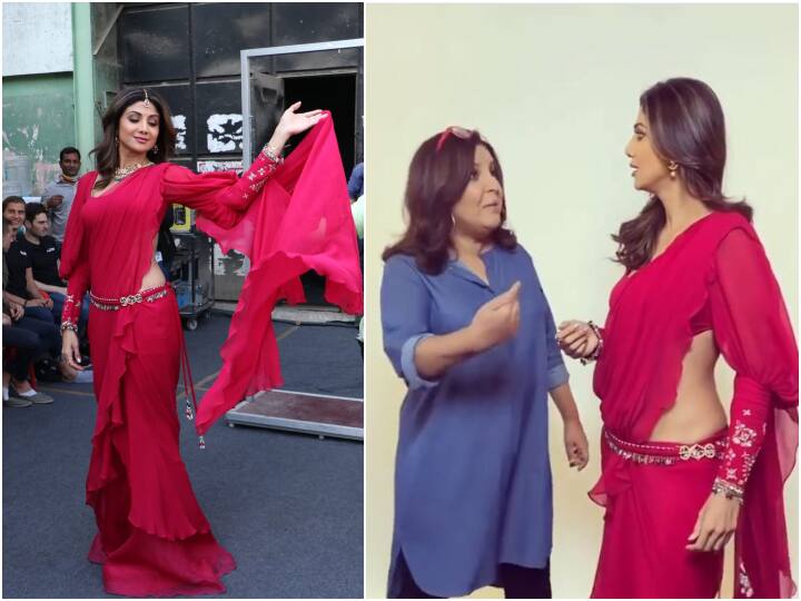 Farah Khan accuses Shilpa Shetty of stealing ad, says -pet pe laat maari Shilpa Shetty ने मारी फराह खान के 'पेट पर लात',वीडियो में दोनों के बीच हो रही ‘कैट फाइट’