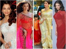 जब-जब साड़ी में Aishwarya Rai घर से निकलीं, तो खूबसूरती देख लोगों का दिल धड़क गया