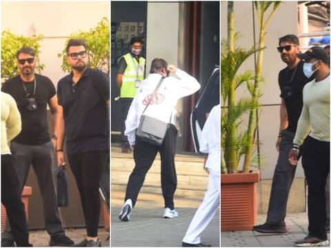 Amitabh Bachchan के साथ प्राइवेट एयरपोर्ट पर दिखे Ajay Devgan, दोनों MayDay की शूटिंग के लिए रवाना Amitabh Bachchan के साथ प्राइवेट एयरपोर्ट पर दिखे Ajay Devgan, दोनों MayDay की शूटिंग के लिए रवाना