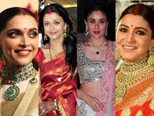 Photos: जब-जब पहली बार मांग में सिंदूर भरकर घर से निकलीं ये हीरोइनें, खूबसूरती देख लोगों का दिल धड़क गया