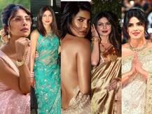 Photos: जब-जब साड़ी में प्रियंका चोपड़ा ने साड़ी में लगाया वेस्टर्न तड़का, खूबसूरती देख न जाने घायल हुए कितने ही दिल