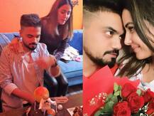 Hina Khan ने वैलेंटाइन डे पर सेलिब्रेट किया ब्वॉयफ्रेंड का बर्थडे, एक्ट्रेस के हुस्न से नजर नहीं हटा सके रॉकी जायसवाल