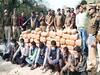 ट्रक में छिपाकर ओडिशा से लाई जा रही थी गांजे की बड़ी खेप, पुलिस ने आठ तस्कर पकड़े
