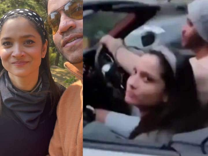Valentine Day Ankita Lokhande Vicky jain long Drive video viral Valentine Day के मौके पर ब्वॉयफ्रेंड विक्की जैन के साथ लॉन्ग ड्राइव पर निकली अंकिता लोखंडे, Video Viral