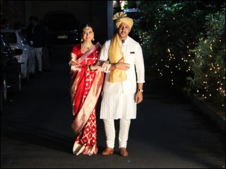Dia-Vaibhav Marriage First Photos: शादी के बाद दुल्हन के लुक में पति वैभव के साथ सामने आईं दीया मिर्जा, देखें पहली तस्वीरें