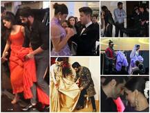 Pics: पब्लिक पलेस में पत्नियों की ड्रेस संभालते दिखे ये सुपरस्टार्स, किसी ने पकड़ा सरकता हुए पल्लू तो किसी ने संभाला गाउन