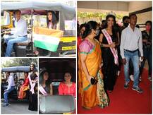 पिता के साथ ऑटो में सवार होकर कॉलेज पहुंचीं Miss india रनर-अप का खिताब जीतने वाली Manya singh, देखें तस्वीरें