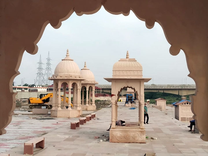 गोरखपुर के राजघाट का हुआ कायाकल्‍प, सीएम योगी की पहल पर पर्यटन के नक्शे पर उभरा अंत्येष्टि स्थल