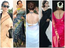 जब-जब साड़ी पहने घर से निकली Kangana Ranaut निगाहें ठहर गईं, देखते रहे लोग, एक साड़ी तो है सिर्फ 600 रुपए की