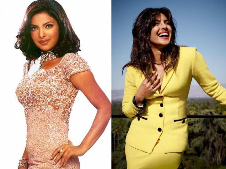 प्रियंका चोपड़ा(Priyanka Chopra) - साल 2000 में मिस वर्ल्ड का टाइटल जीतकर अपने नाम करने वालीं प्रियंका चोपड़ा ने 2003 में सनी देओल और प्रीति जिंटा के साथ हीरो फिल्म में काम किया था. लेकिन उस वक्त और आज की प्रियंका में दिन रात का फर्क आ चुका है. समय के साथ प्रियंका ने अपने लुक पर काफी काम किया है और आज वो पहले से ज्यादा खूबसूरत और बोल्ड हो चुकी हैं. (source - social media)