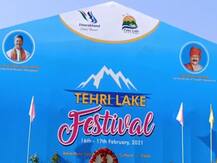 सीएम त्रिवेंद्र सिंह रावत ने किया टिहरी लेक फेस्टिवल का शुभारंभ, देव डोलियों से लिया आर्शीवाद
