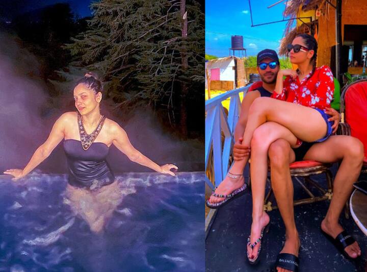 बॉलीवुड एक्ट्रेस अंकिता लोखंडे अपने ब्वॉयफ्रेंड विकी जैन के साथ सीक्रेट हॉलिडे पर हैं. हॉलिडे से रोमांटिक तस्वीरें वह सोशल मीडिया पर शेयर कर रही हैं जो कि वायरल होने में देर नहीं लग रही है.