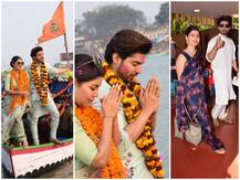 Gurmeet Choudhary & Debina Bonnerjee: अयोध्या में शादी की सालगिरह मनाकर वापस लौटे टीवी के 'राम और सीता', देखें तस्वीरें