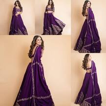 Photos: पर्पल लहंगे में फोटोशूट करवाकर हिना खान ने लूट ली महफिल, देखें ये खूबसूरत तस्वीरें