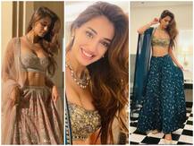 बेस्ट फ्रेंड की शादी में दिखीं Disha Patani, नीले लहंगे में लग रहीं थीं बला की खूबसूरत