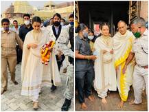 धाकड़ की शूटिंग से समय निकालर पुरी के Jagannath मंदिर माथा टेकने पहुंचीं Kangana Ranaut, देखें तस्वीरें