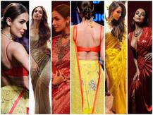 साड़ी में Malaika Arora ने जब  दिखाई पतली कमर तो लाखों दिलों पर गिरी बिजली, यकीन नहीं तो खुद देखें