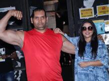 Great Khali के साथ Vidya Balan ने शूट किया विज्ञापन, सामने आईं तस्वीरें