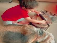 Taimur Ali Khan की बहन Inaaya को करना पड़ा घर का काम, बनाई गोल-गोल रोटी