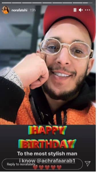 नोरा फतेही ने 'दिलबर' सॉन्ग के अरेबिक वर्जन के कंपोजर को वीडियो शेयर कर किया बर्थडे विश