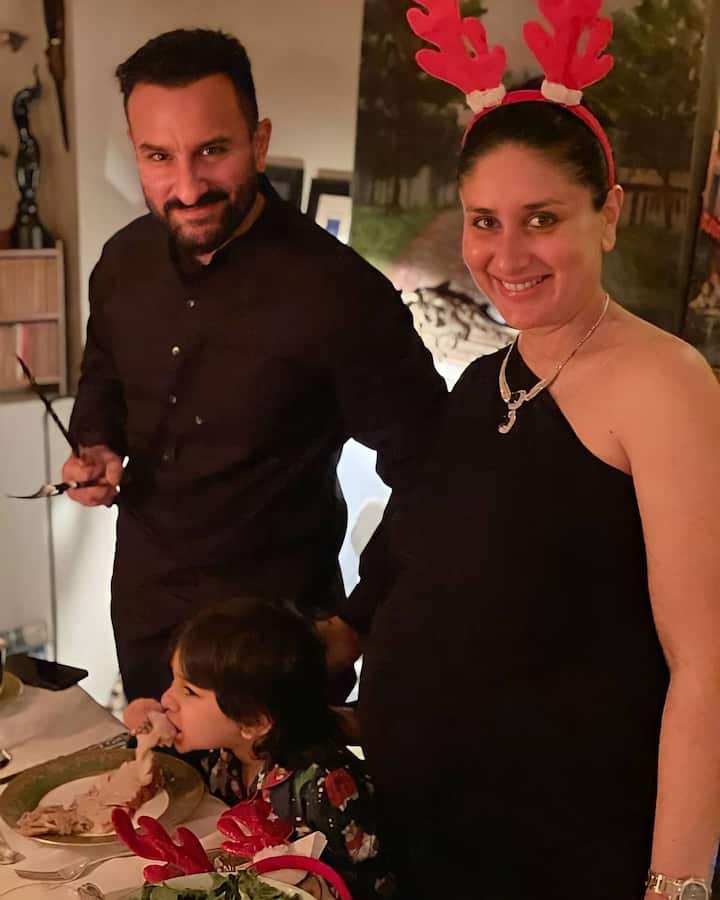 क्रिसमस पर करीना कपूर ने इस स्टाइलिश ड्रेस से सबका ध्यान अपनी ओर खींचा था. प्रेग्नेंसी के दौरान भी स्टाइलिश दिखना हो तो उसके टिप्स करीना के इन आउटफिट्स को देखकर लिए जा सकते हैं. (Photo Credit - instagram)