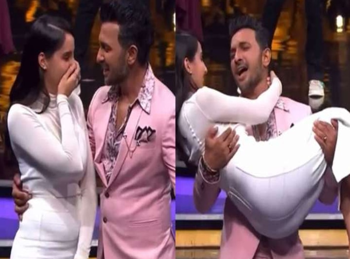 when terence lewis lifts nora fatehi in his arms and said this thing to her Nora Fatehi को देखते ही होश खो बैठे Terence Lewis, गोद में उठाकर कह दी ऐसी बात कि चौंक गए सब