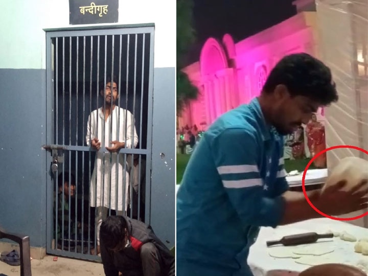 Meerut police arrested Man Spitting on Tandoori Roti ann मेरठ: धरा गया रोटियों पर थूक लगाने वाला नौशाद, जमकर हुई पिटाई, वायरल हुआ वीडियो
