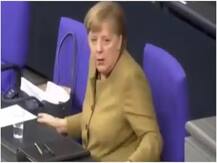 Viral Video: भाषण के बाद मास्क भूल गयीं जर्मन चांसलर, इसके बाद जो हुआ वो वायरल हो गया