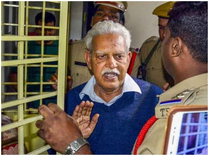 Elgar Parishad Case: Poet-activist Varavara Rao gets conditional bail on medical grounds Elgar Parishad Case: वरवरा राव को छह महीने के लिए मेडिकल आधार पर मिली सशर्त जमानत