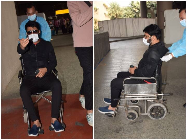 व्हीलचेअर पर बैठे Kapil Sharma ने कैमरा देखकर खोया आपा, कहे अपशब्द, Video वायरल Kapil Sharma sitting on wheelchair lost his temper after seeing paparazzi, saying abusive, video getting viral व्हीलचेअर पर बैठे Kapil Sharma ने कैमरा देखकर खोया आपा, कहे अपशब्द, Video वायरल