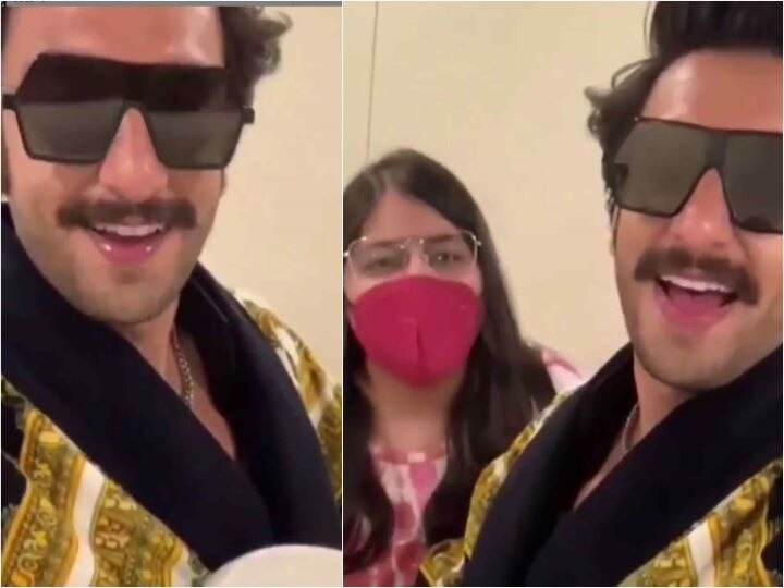 Ranveer Singh also followed the trend of Pawrihorahihei, watch video रणवीर सिंह ने भी किया #Pawrihorahihei ट्रेंड फॉलो, फैंस के साथ की गाजर के हलवे की पार्टी,  देखें वीडियो