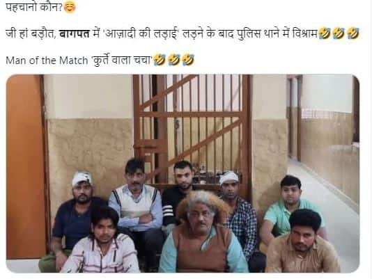 बागपत: चाट को लेकर आपस में भिड़े दुकानदार, आइंस्टाइन लुक वाला ये दुकान मालिक वायरल